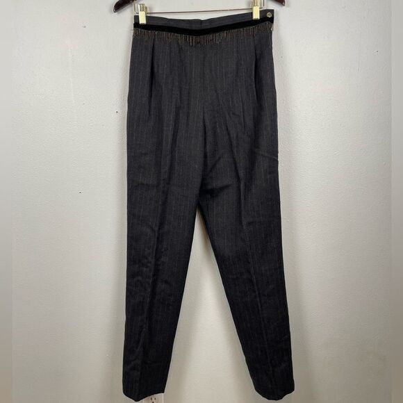 Harve Benard Gray Wool Dress Pants Size 8 EUC - Picture 1 of 6